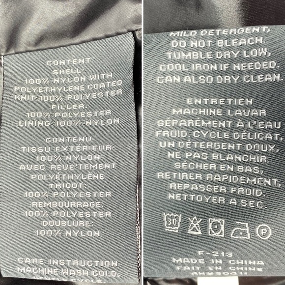 Vince Camuto Puffer Jacket Silver Chrome Winter Coat Womens Size Small New NWT - Picture 9 of 10